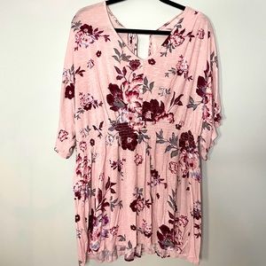 Jessica Simpson maternity 3x floral shirt